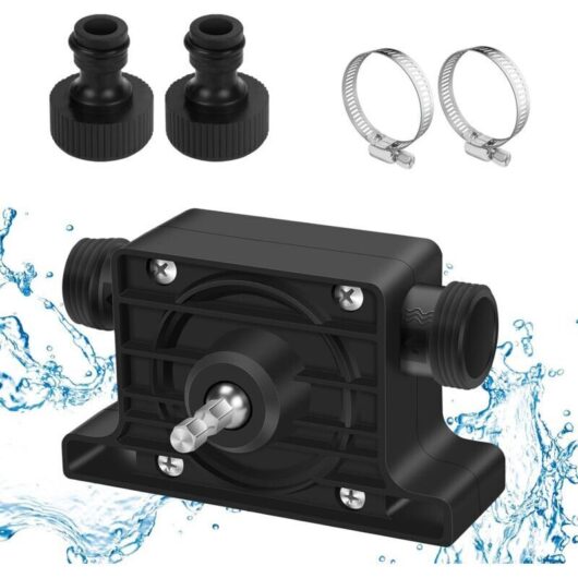 Well water pump, mini portable electric borehole pump, mini high flow borehole suction pump for small garden fountain.