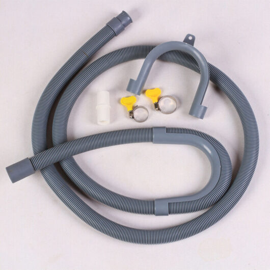 1.5m Drain Hose for Washing Machines and Dishwashers, Ø 20mm Extension Hose for Dishwasher and Washing Machine, Universal Drain Hose Including
