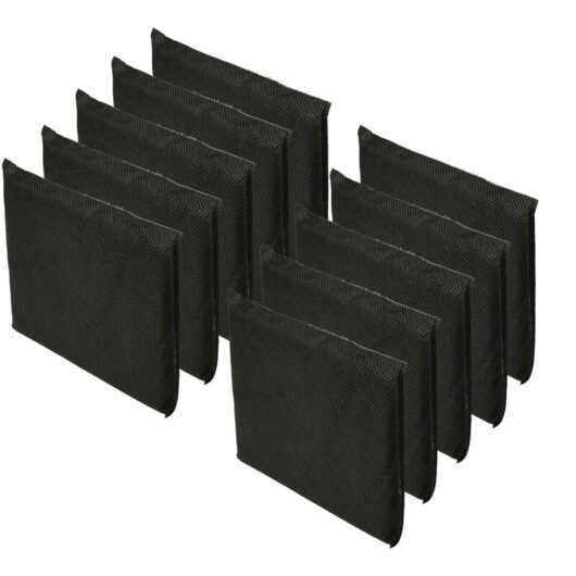 10x Air Filter compatible with Electrolux ERG3093AOW, ERG3094AOW, ERS3400X, ERZ28801, ERZ3600, ERZ36700X8 Fridge - Activated Carbon - Vhbw