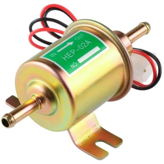 12V Universal Electric Fuel Pump for Gasoline and Diesel, HEP-02A Low Pressure OEM HEP-02A Universal 12V Electric Fuel Pump for Most Cars, Carbureted