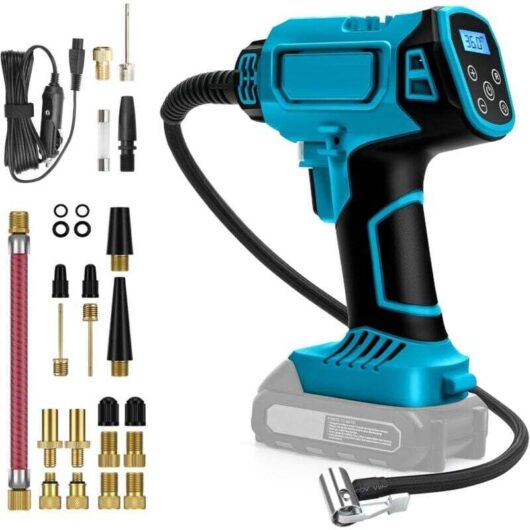 130 PSI Compressor for Makita 18V Battery, Electric Air Pump Car Compressor with LED Digital Display