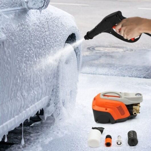 1300W Electric Pressure Washer 100 bar Water High Power Washer Patio Car Cleaner