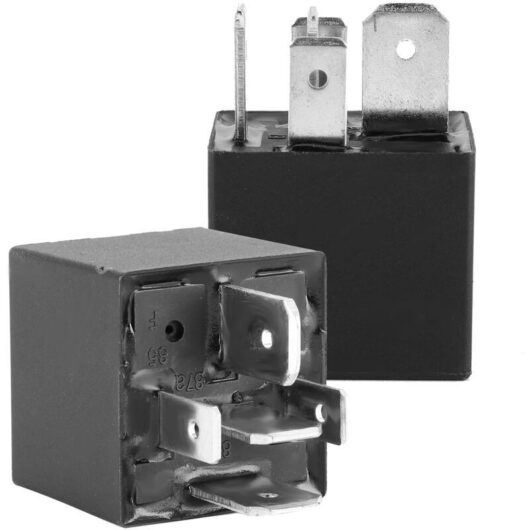 2-Piece 5-Pin Winch Solenoid Relay Contactor 12V 80A Universal for ATV UTV Truck Boat Van