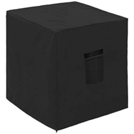 210D Outdoor Protective Cover for Air Conditioner, Waterproof Cover for Outdoor Square Vertical Air Conditioner, 61x61x76cm