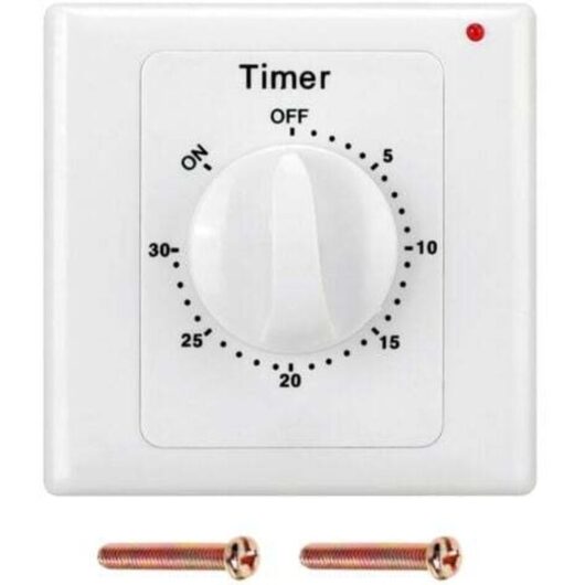 220V Timer, high-performance pump, electronic control, mechanical countdown socket, timer - 30 minutes, with light