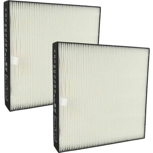 2x hepa Filter hepa 13 compatible with Daikin MCK55WY, MCK55WKS, MCK55WN Air Cleaner - Spare Air Filter - Vhbw