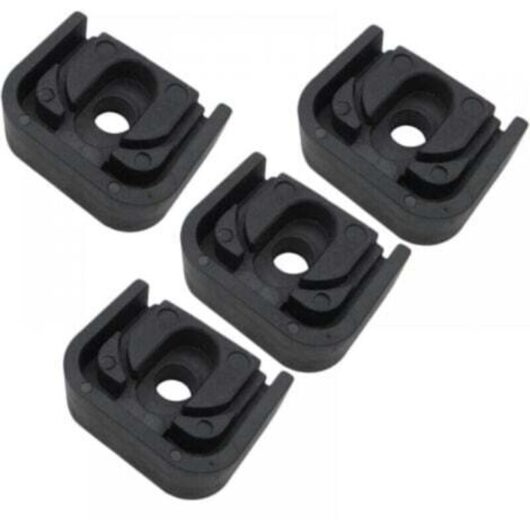 4 Pieces Air Conditioner Shock Absorber Cushion Rubber Supports for Air Conditioners Rubber Tips for Ram Mount Central Air Conditioning Capacitance