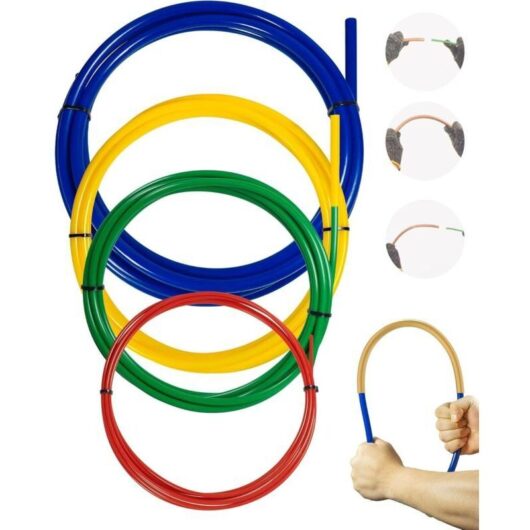 4pcs 1/4" 3/8" 1/2" 5/8" Copper Pipe Protector Bender Copper Tube Wire Bending Air Conditioning Tube Bending Kit for HVAC Refrigerator Repair
