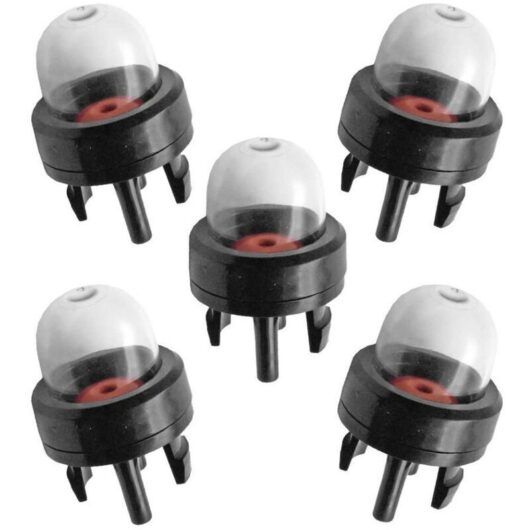 5 pcs Carburetor Primer Bulb, 16.8 mm, compatible with WALBRO WT23A/WYJ33-86 for Stihl and McCulloch chainsaws