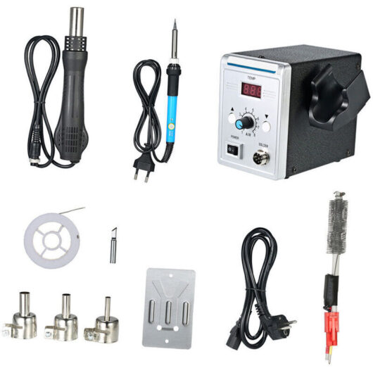 858D 700W Spot Soldering Station, High-Quality LED Soldering Station, Digital Soldering Iron Desoldering Station, BGA Rework Soldering Station, Hot