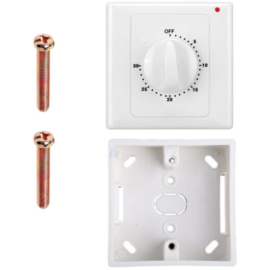 AC 220V High-Performance Pump Timer Switch - Electronic & Mechanical Countdown Control Socket - 30-Minute Timer
