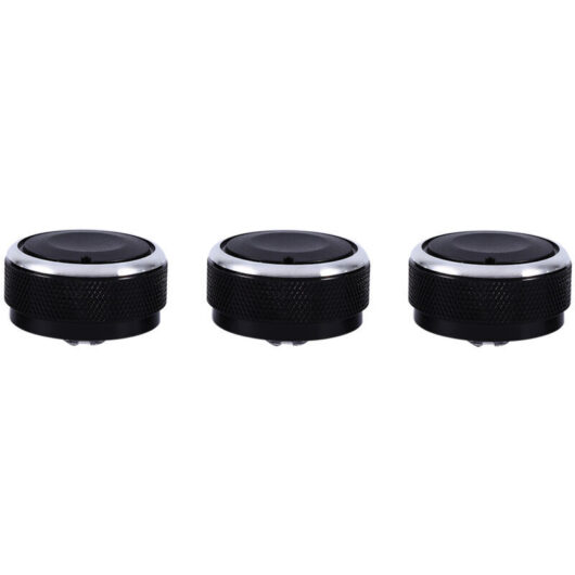 AMG button cover for 2006 3 climate control knobs, switch button control cover, A/C Air Conditioning Heat Control Switch Button