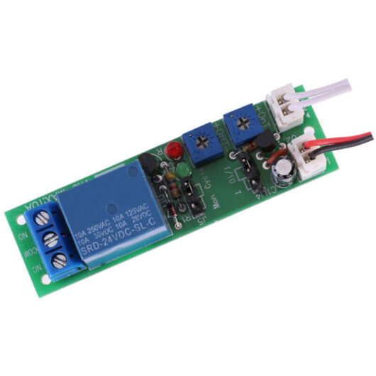 Adjustable Cycle Timer Relay Module, DC 5V 12V 24V with High Precision for Aquarium, Machine Test Circuit, Timer Operating Equipment (DC 24V.