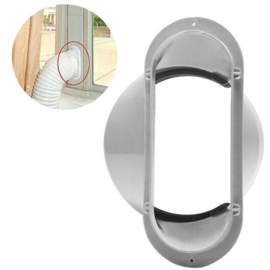 Air Conditioner Exhaust Duct Interface, Exhaust Pipe Tube Adapter, Portable Air Conditioning Flat Mouth Hose Connector