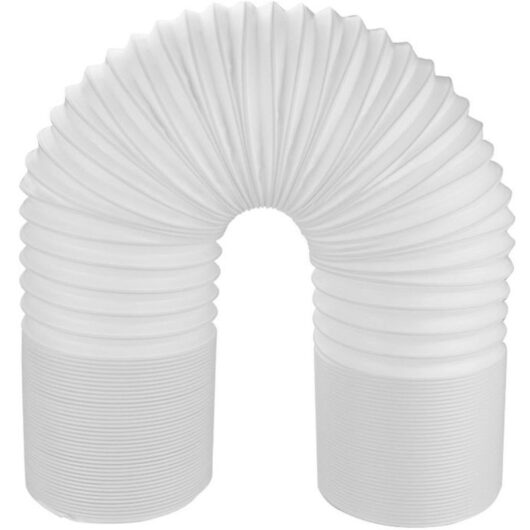 Air Conditioning Exhaust Hose, Thickened Telescopic Vent Hose, Mobile Steel Thread, Wire Bellows Exhaust Pipe for Wire Pipe, Exhaust Heat Pipe