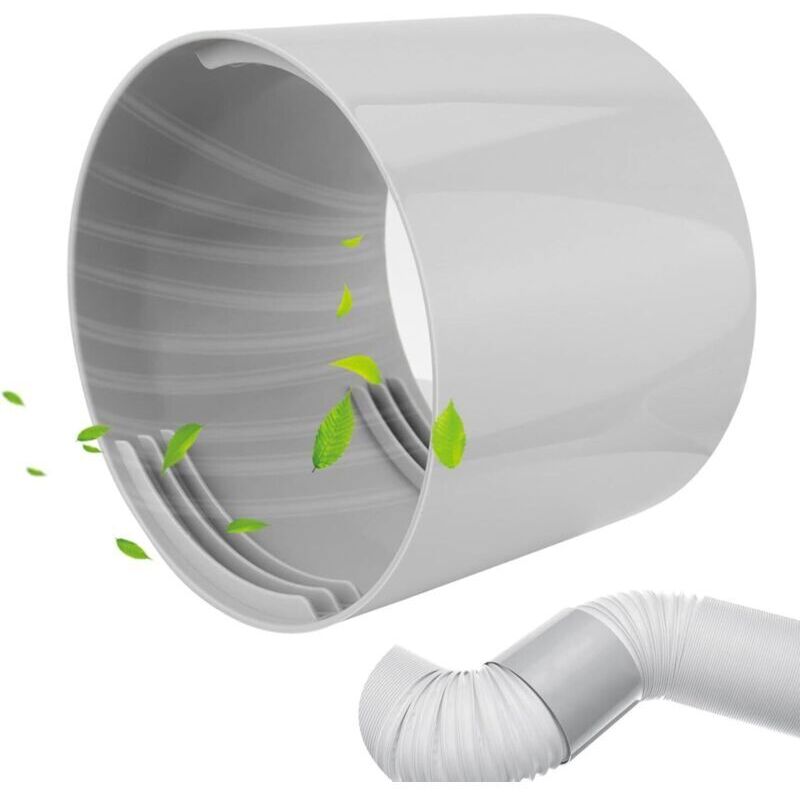 Air conditioning exhaust hose adapter Ø13cm - PVC ventilation hose connector exhaust hose fitting for portable air conditioner