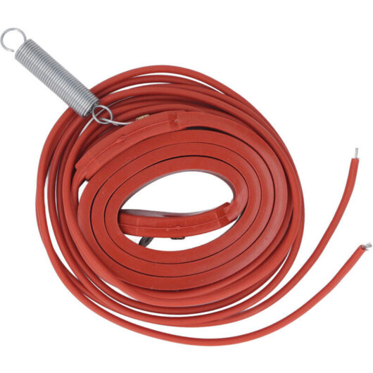 Antifreeze heating cable for water pipes, AC220V 40W, for motors and submersible pumps, 530mm length