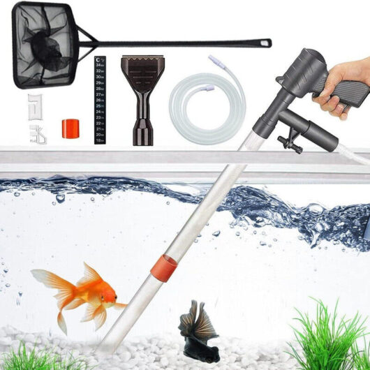 Aquarium Gravel and Sand Cleaner - Kit for Pond and Aquarium, Siphon, Easy Cleaning and Water Change