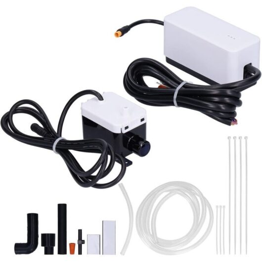 Automatic Condensate Pump for Air Conditioning AC110V-240V, Wall-Mounted Drain Pump, Various Accessories, Pumps, 24L/h