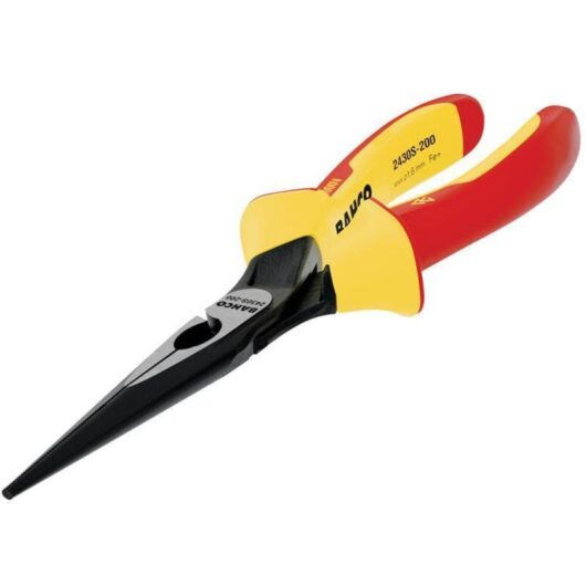 Bahco - 2430S- 200 2430S ergo Insulated Long Nose Pliers 200mm (8in) BAH2430S200