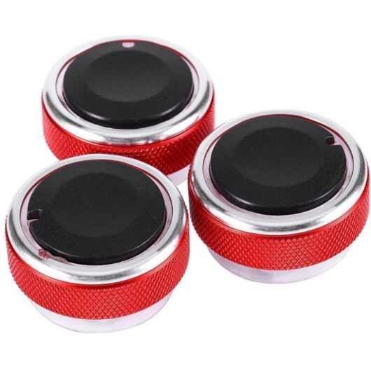 Car Air Conditioning Button, Aluminum Alloy Heat Control Switch.