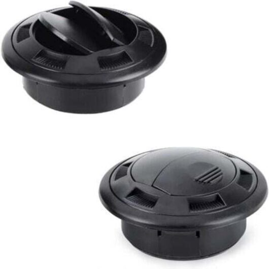 Car air conditioning vent, 2 pieces side dashboard air vent, side dashboard air vent deflector roof side outlet vent for RV