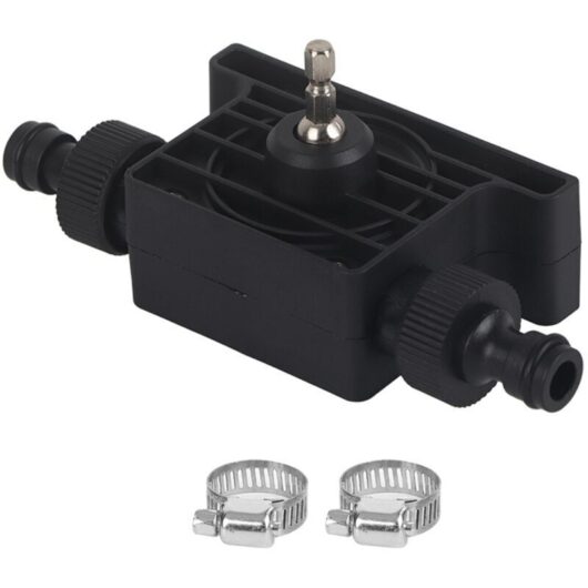 Compact Electric Bore Pump, Portable Transfer Pump with Engineering Plastic Housing, Removable Inlet and Plug, Easy to Use with Electric Exercise.
