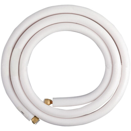 Copper Pipe for Air Conditioner 1/4 & 3/8 Split Air Conditioner Part 4M with Insulating Reel HVAC Cable Piping Suits or Complete Kits