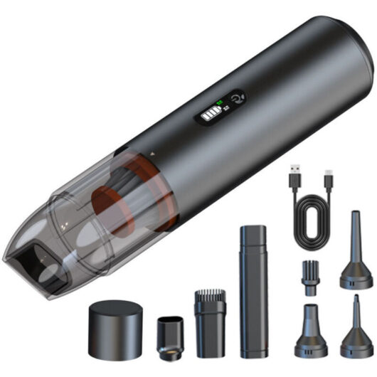 Cordless Handheld Vacuum Cleaner - Powerful 11,000 Pa Car Vacuum, 3-in-1 Car Vacuum, Mini Vacuum for Car, Home, Office, Kitchen
