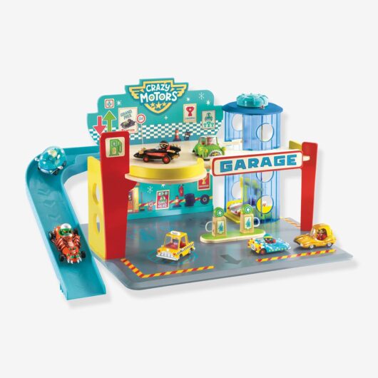 Crazy Motors Garage by DJECO multicoloured