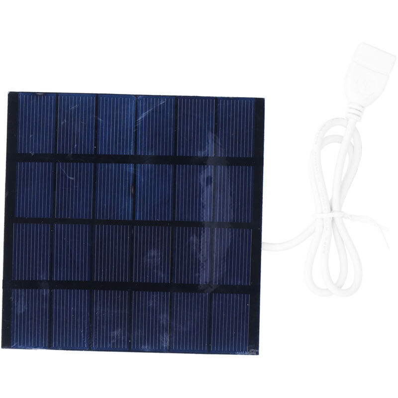 DIY Solar Panel, 1.5W 6V Solar System Kit for Electronic Applications in Scientific Projects, DIY Solar Charger 110x110mm