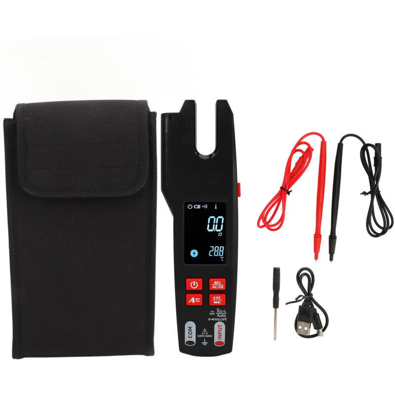 Digital multimeter clamp with color display, high-precision digital multimeter with VFC function