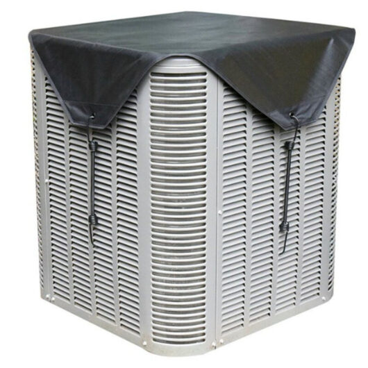 Durable winter protective cover for outdoor air conditioner units, rigid air conditioner cover, waterproof material, snowproof, multiple sizes