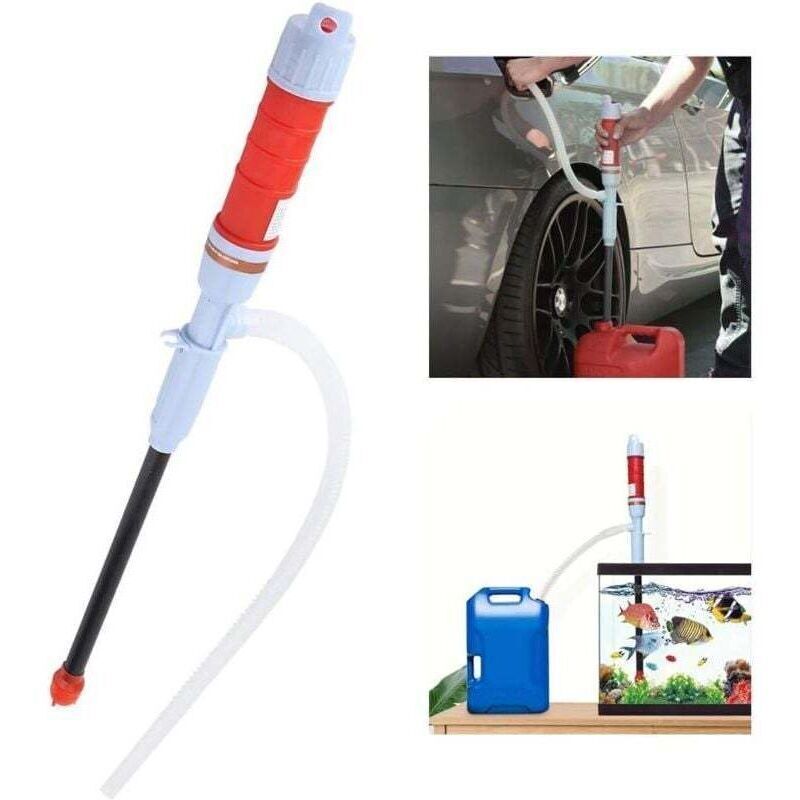 Electric Battery-Powered Siphon Pump for Transferring Liquids and Water, Battery-Powered Siphon Hose Pump for Gasoline, Gasoline, and Fuel, Hand