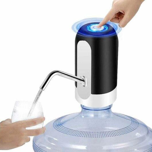 Electric Water Bottle Pump, Automatic Drinking Water Dispenser with usb Charging, 30 Days Battery Life, Portable Water Bottle Switch for Universal