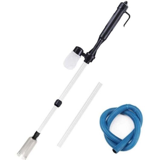 Electric aquarium gravel vacuum cleaner - vacuum cleaner for aquarium water changes