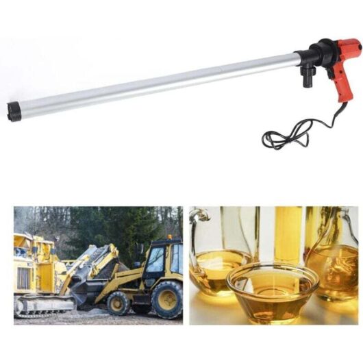 Electric barrel pump, portable barrel pump for standard 200L to 220L barrels, 8000 rpm, 60 to 80 L/min