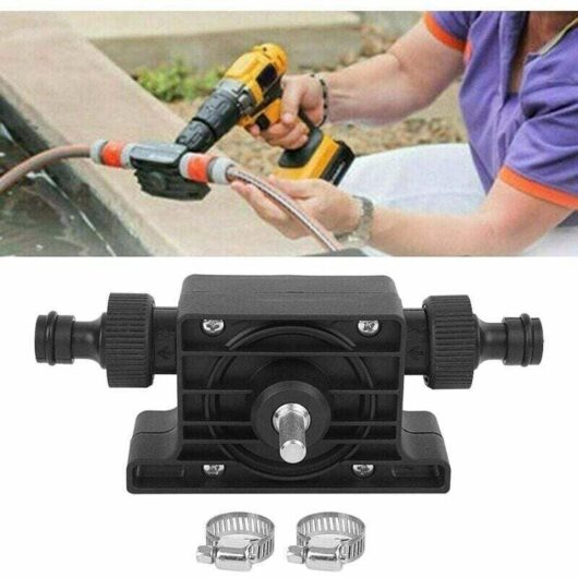 Electric drill pump, mini drill-powered pump, liquid transfer, water, oil, diesel, for aquariums, swimming pools, and gardens