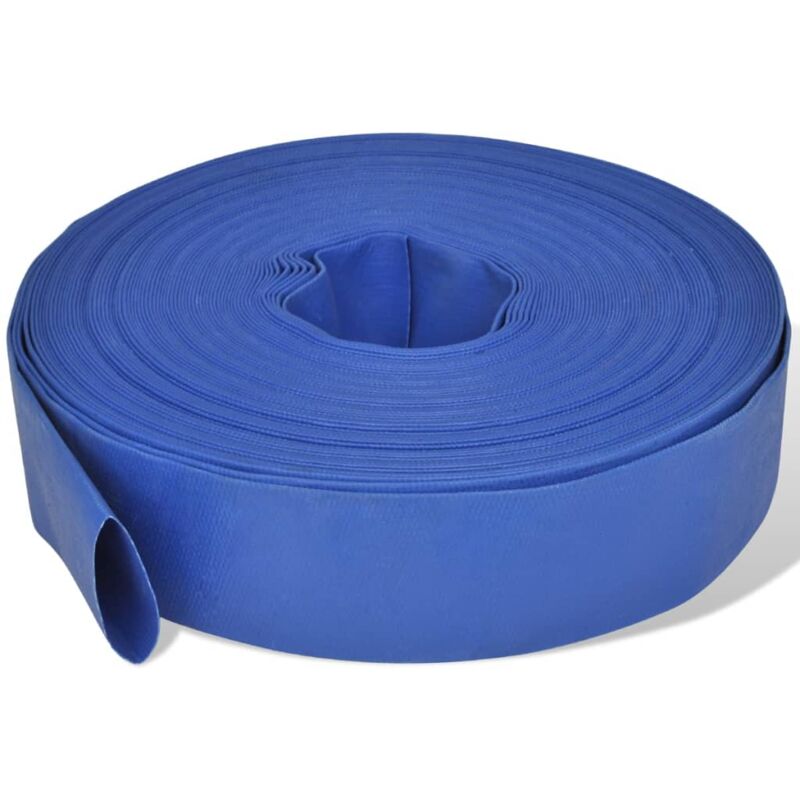 Flat Hose 50 m 2' pvc Water Delivery Vidaxl