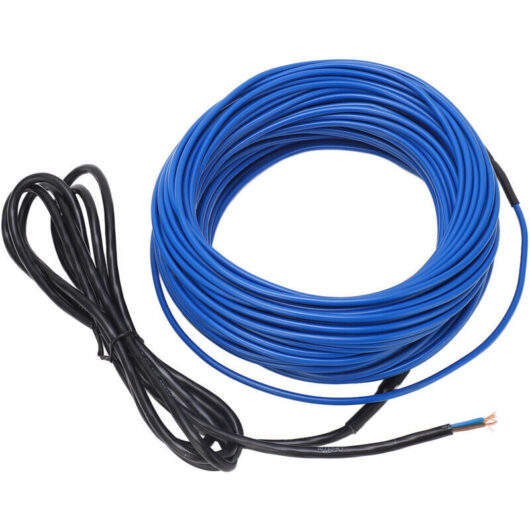 Heating cable for pipes, heating tape, 15 meters, 15 W/M, 225W, IP68, waterproof for winter, 220 to 240V, 50Hz.
