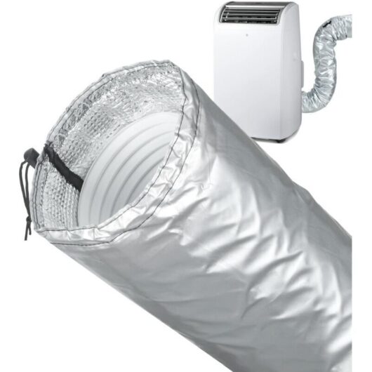 Insulation for mobile air conditioning ducts, portable air conditioner, adjustable insulation. Suitable for sliding windows, walls, house
