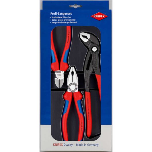 Knipex 3 Piece Professional Bestseller Pliers Set