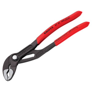 Knipex KPX8701180 7" Cobra® PVC Grip Water Pump Pliers - 180mm