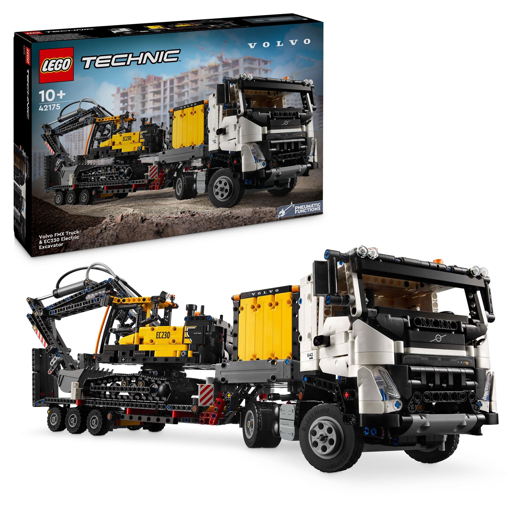 LEGO Technic Volvo FMX Truck & EC230 Electric Excavator 42175