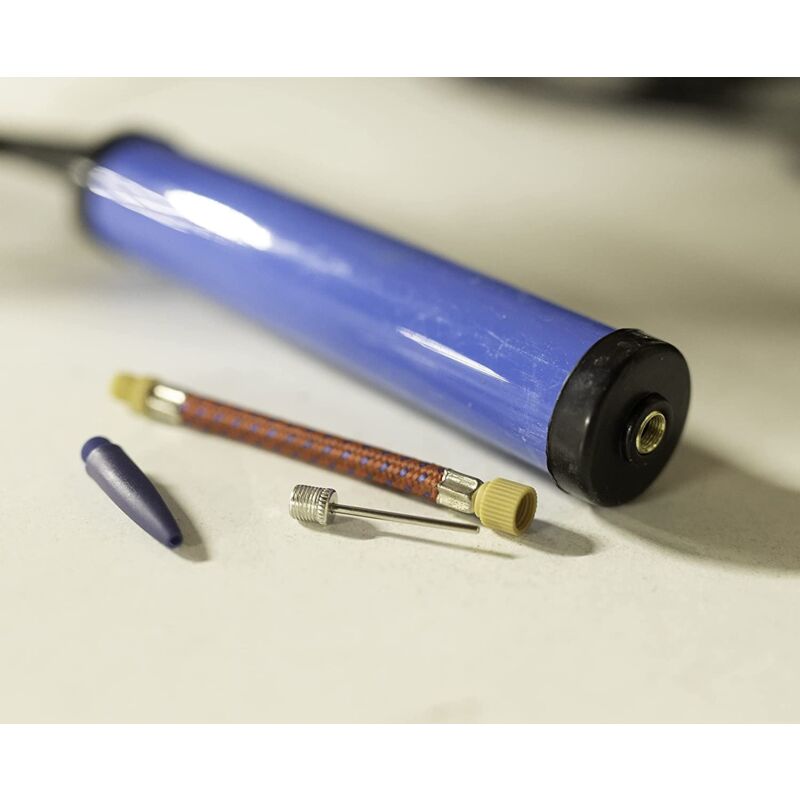 Mini T-Handle Blue Bike Pump Lightweight Portable Bicycle Pump Easy Grip Air Pump (24cm)