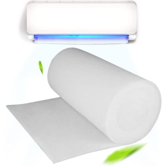 Odipie - Universal Air Conditioner, Ducted Air Conditioning Filter, Replacement Air Conditioning, Air Conditioning Filter, 100cm x 100cm x 5mm, Size