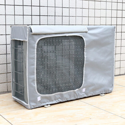 Outdoor Air Conditioner Cover, Universal Waterproof Outdoor Air Conditioner Protector Dustproof Snowproof Outdoor Air Conditioner Cover, Gray