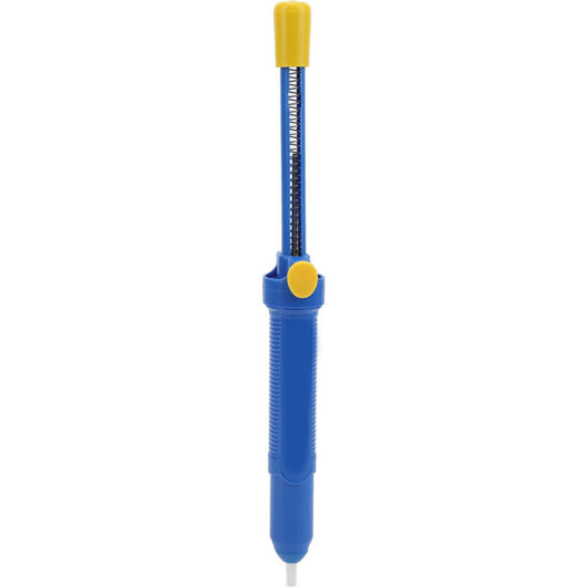 Powerful Manual Soldering Pump, Electronic Soldering Pump, Easy to Use (BLUE)