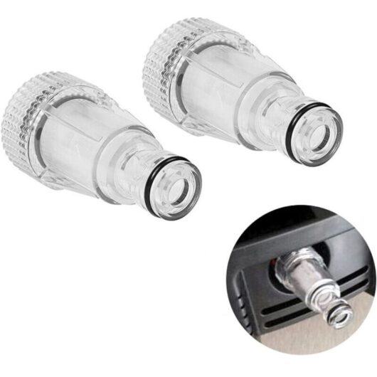 Pressure Washer Water Filter, Pressure Washer, Car Cleaning Tool, High Pressure Connector Spare Parts, 6432 mm, Fontainebleau, 2 Pack