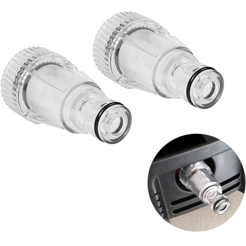 Pressure Washer Water Filter, Pressure Washer, Car Cleaning Tool, High Pressure Connector Spare Parts, 6432 mm, Fontainebleau, 2 Pack